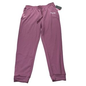 Lark + Grey Maternity Mama Sweatpants Dusty Rose Joggers‎ XL Elastic Waist NWT